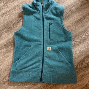 Carhartt Teal Fleece Vest